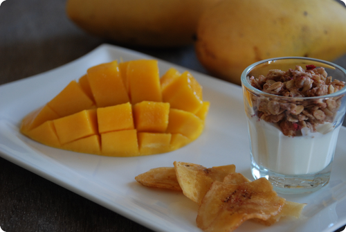 Frühstück mit Mango
