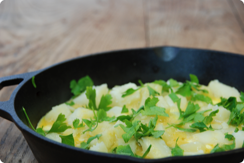 Omelette mit Kartoffeln