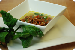 Bohnen-Spinat-Suppe