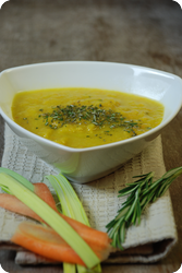 Karotten-Lauch-Suppe