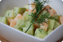 Gurken-Melonen-Salat