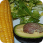 Thumb of Salat mit Maiskolben und Avocado